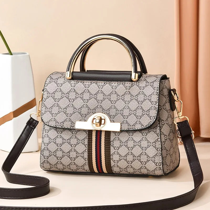 Structured Top-Handle Crossbody Bag – Classic Everyday Handbag
