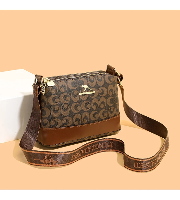 Structured Retro Crossbody Handbag – Top Handle & Shoulder Bag