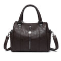 Soft Leather Tote Bag for Women – Large Capacity Retro Shoulder & Crossbody Handbag