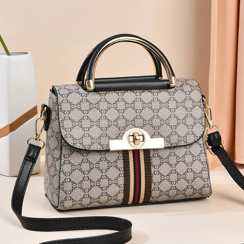 Structured Top-Handle Crossbody Bag – Classic Everyday Handbag