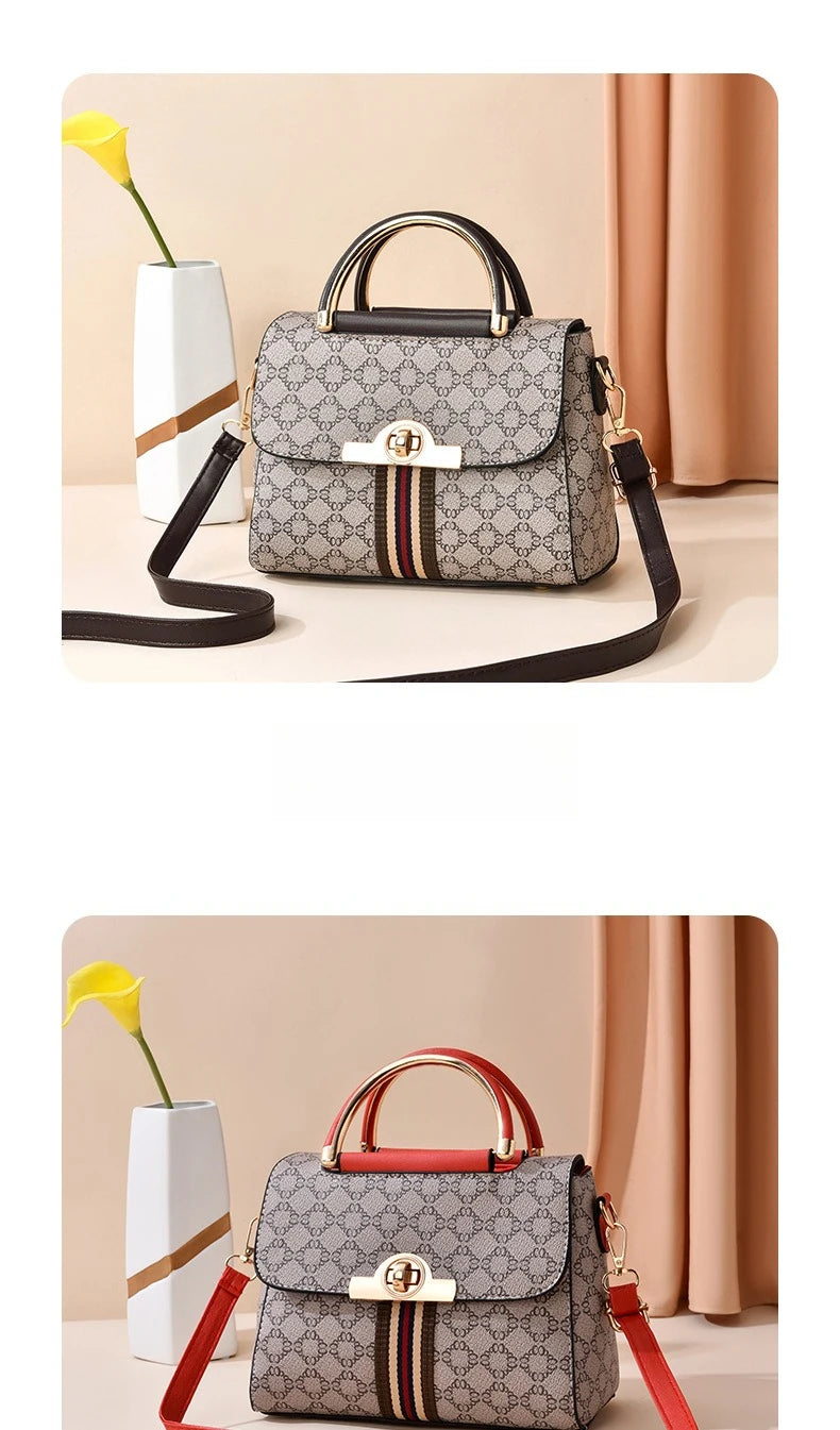 Structured Top-Handle Crossbody Bag – Classic Everyday Handbag