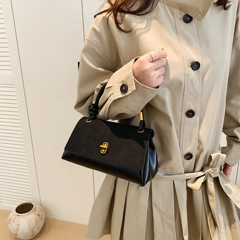 Classic Structured Shoulder Bag – Versatile Crossbody Handbag