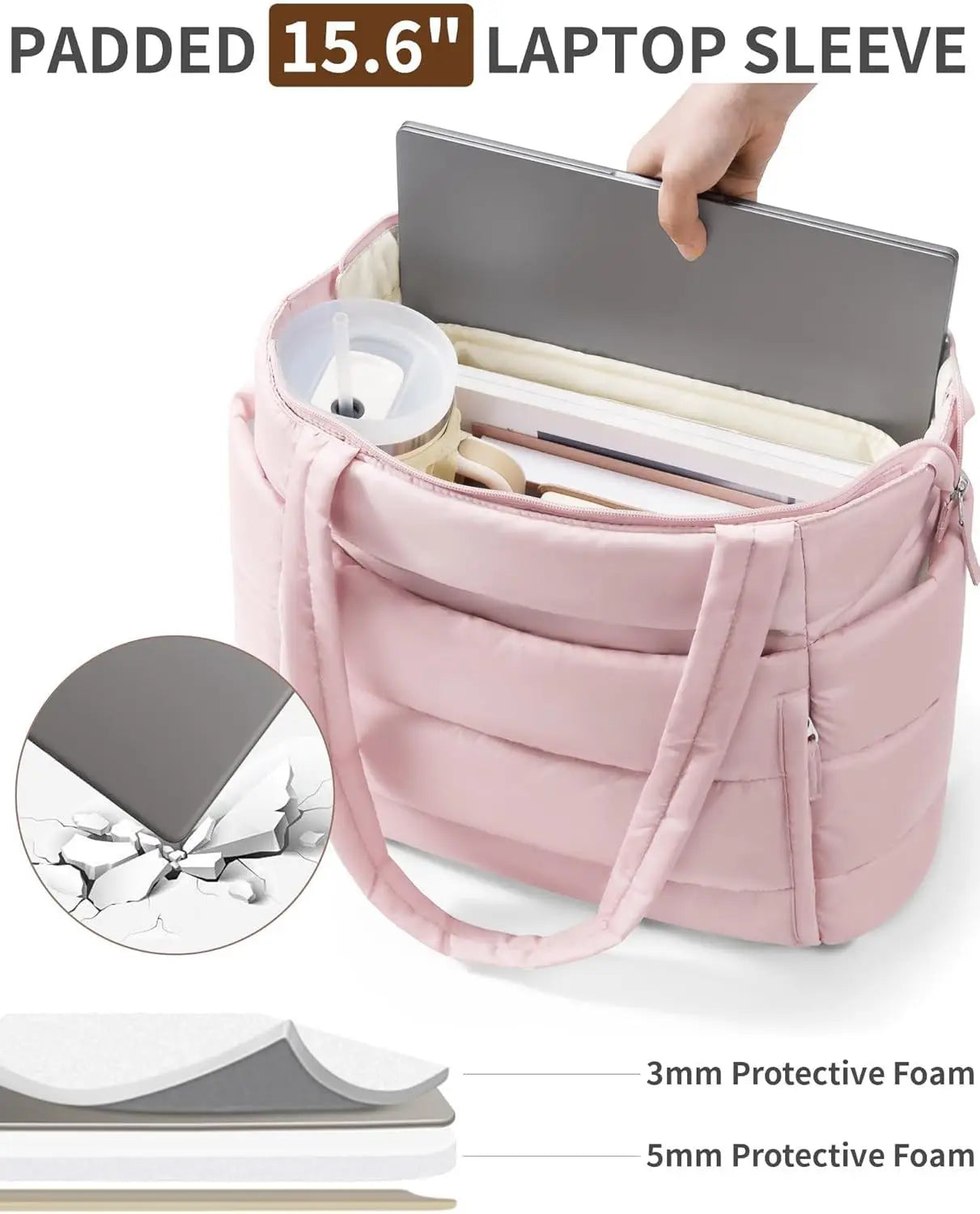 Large Capacity Organiser Tote Bag for Women – Multi-Pocket Travel, Makeup & Daily Carry Bag