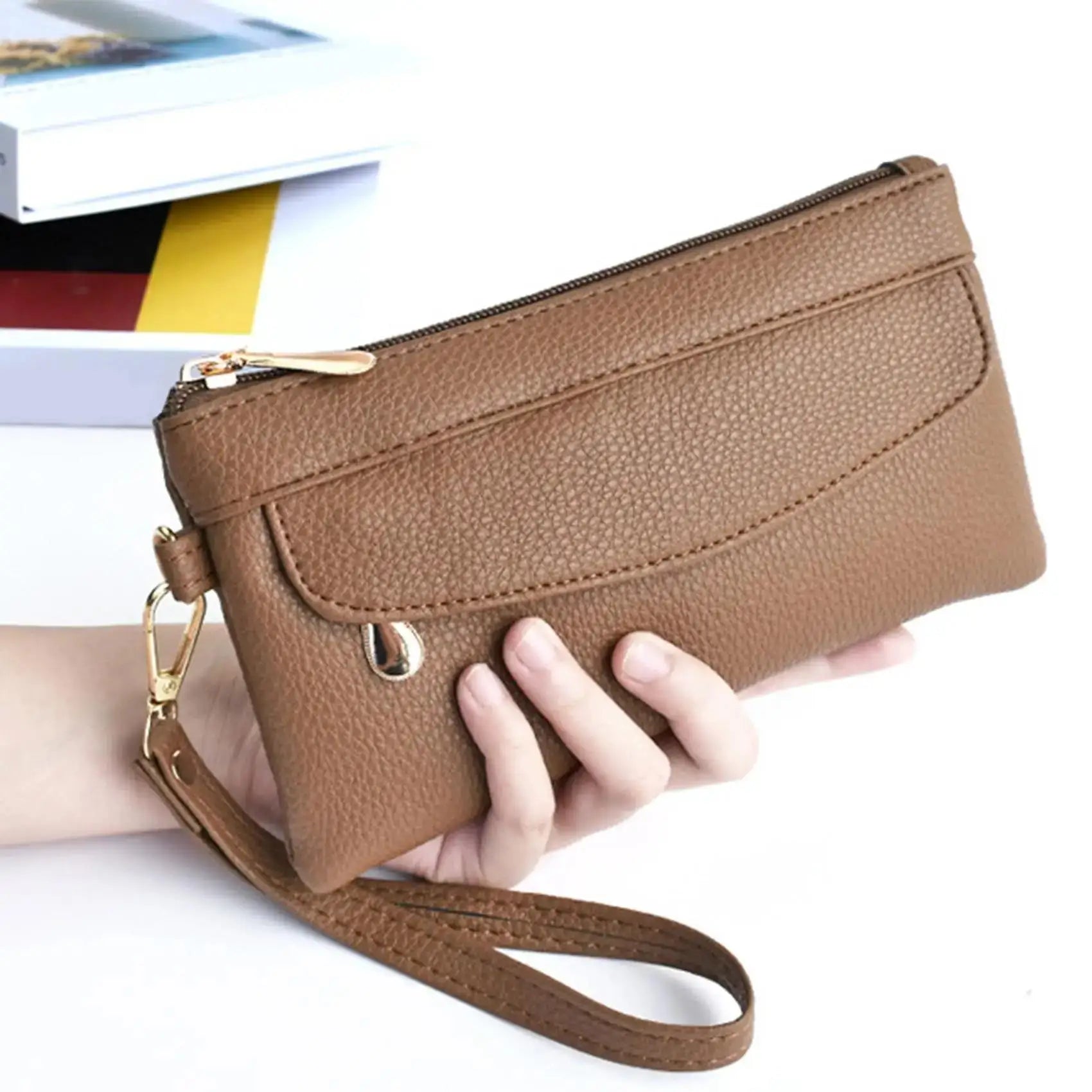 Long Zip Women’s Wallet (Multi-Card + Coin Pocket)