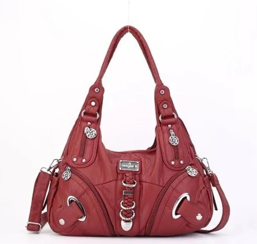 Large Women's Tote Handbag – Fashion Shoulder Bag with Top Handle & Multi-Pocket Design