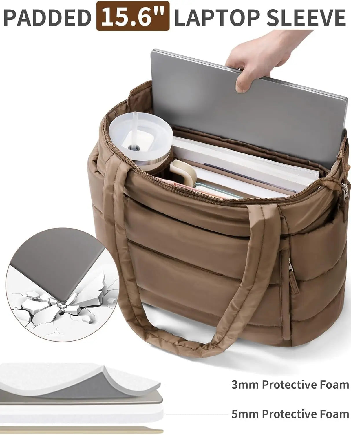 Large Capacity Organiser Tote Bag for Women – Multi-Pocket Travel, Makeup & Daily Carry Bag
