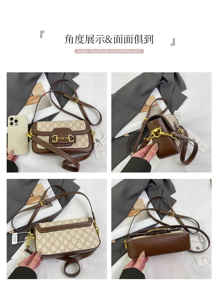 Retro Underarm Shoulder Bag – Structured Everyday Handbag