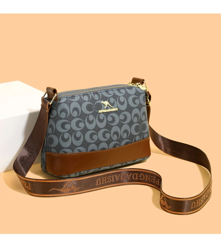 Structured Retro Crossbody Handbag – Top Handle & Shoulder Bag