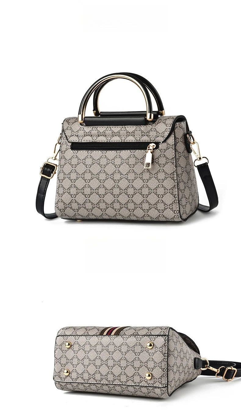 Structured Top-Handle Crossbody Bag – Classic Everyday Handbag