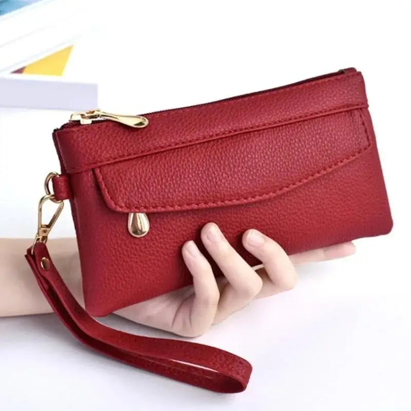 Long Zip Women’s Wallet (Multi-Card + Coin Pocket)