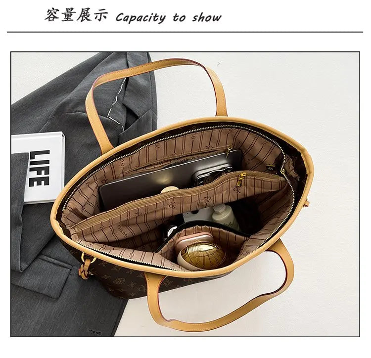 Large Versatile Tote Handbag for Women – Practical Shoulder Bag for Daily Use