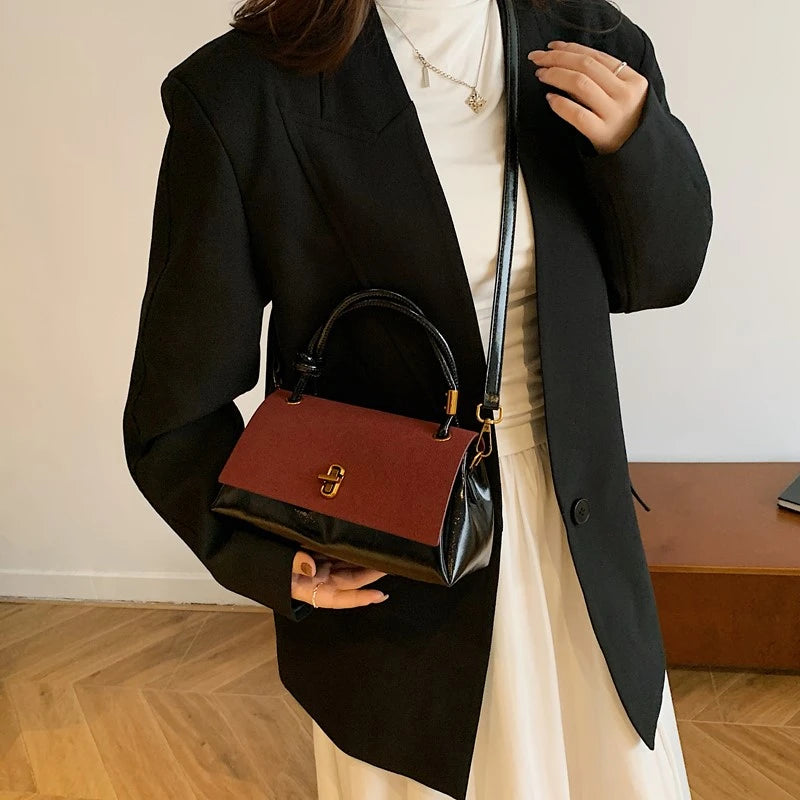 Classic Structured Shoulder Bag – Versatile Crossbody Handbag
