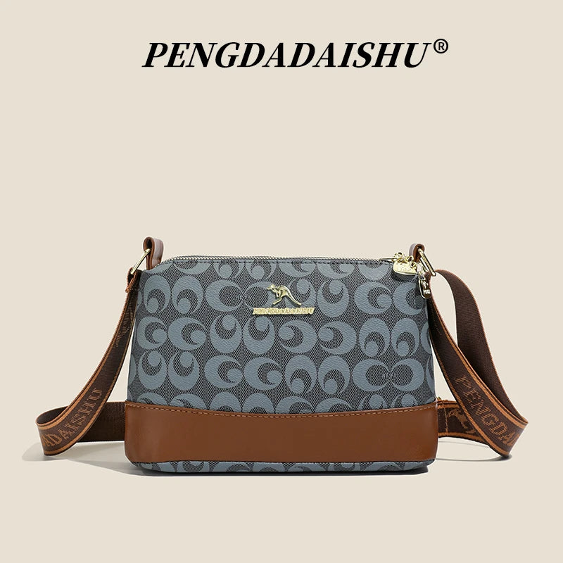 Structured Retro Crossbody Handbag – Top Handle & Shoulder Bag