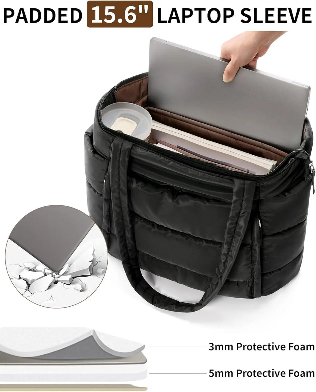 Large Capacity Organiser Tote Bag for Women – Multi-Pocket Travel, Makeup & Daily Carry Bag