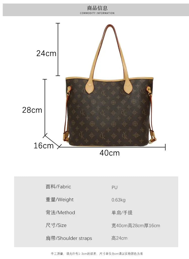Large Versatile Tote Handbag for Women – Practical Shoulder Bag for Daily Use