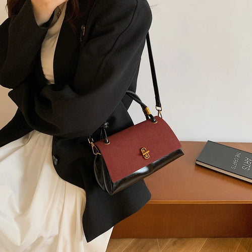 Classic Structured Shoulder Bag – Versatile Crossbody Handbag