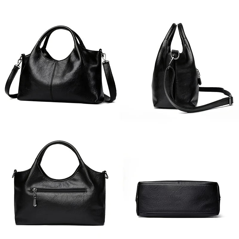 Minimal Soft PU Women’s Handbag – Everyday Carry Tote
