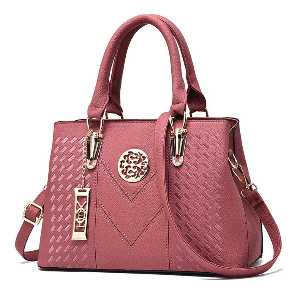 Structured Work Tote Handbag – Shoulder & Crossbody Bag