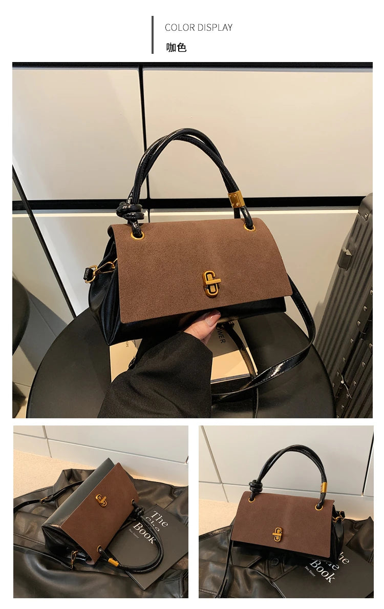 Classic Structured Shoulder Bag – Versatile Crossbody Handbag