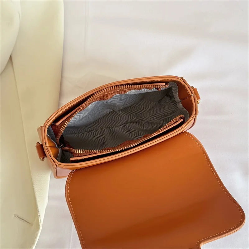 Retro Crossbody Shoulder Bag – High-Texture Designer Style