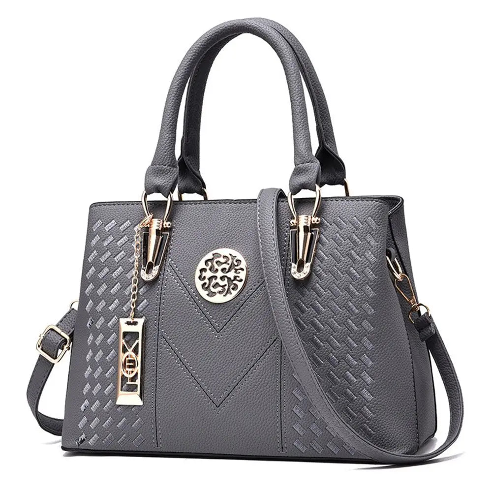 Structured Work Tote Handbag – Shoulder & Crossbody Bag