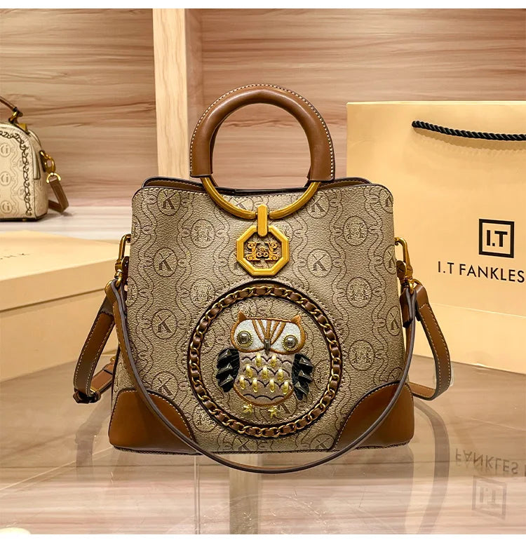 Genuine Leather Bucket Bag for Women – Luxury Shoulder & Crossbody Handbag (2025 Design)