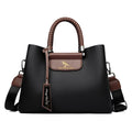 Elegant Women's Handbag with Unique Handle – Spacious Tote with Adjustable Shoulder Strap