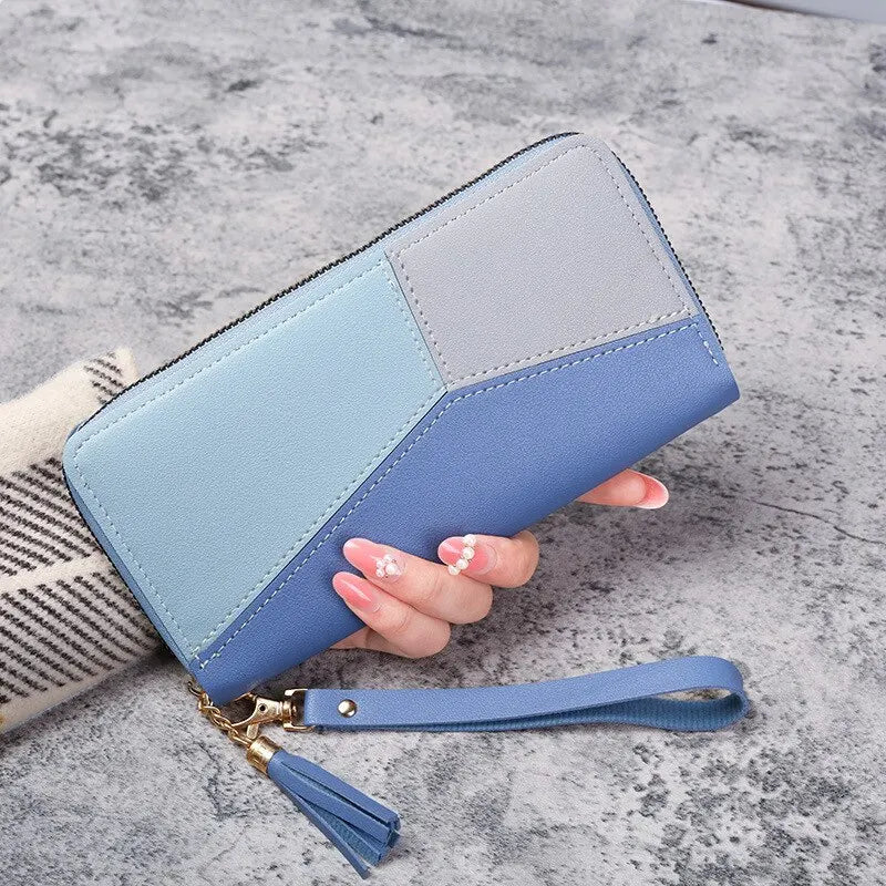 Elegant Long Zip Women’s Wallet – Card Holder & Coin Purse