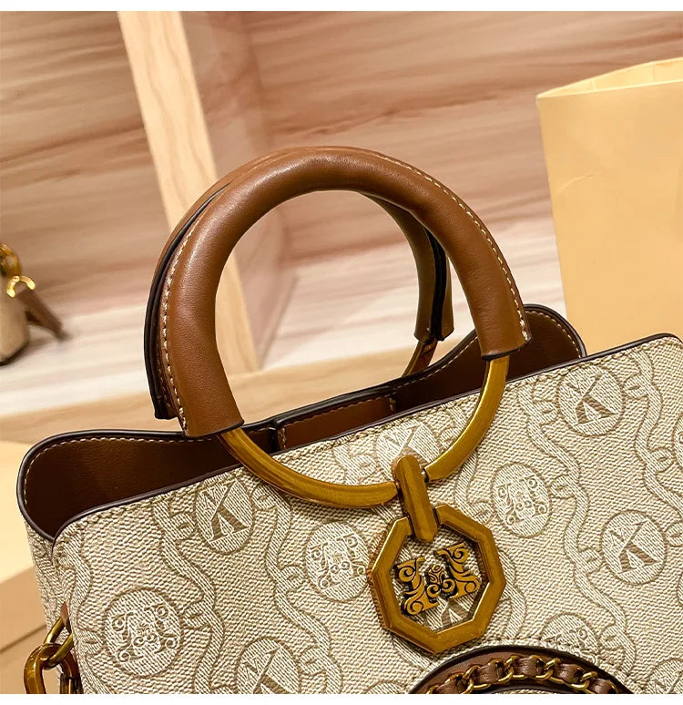 Genuine Leather Bucket Bag for Women – Luxury Shoulder & Crossbody Handbag (2025 Design)