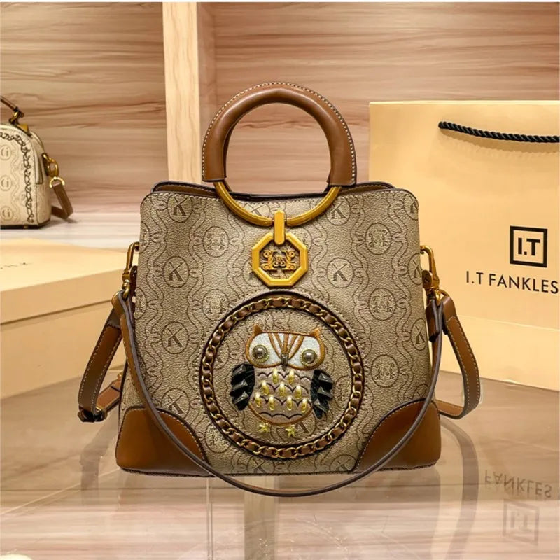 Genuine Leather Bucket Bag for Women – Luxury Shoulder & Crossbody Handbag (2025 Design)