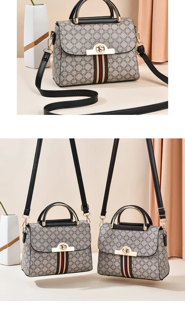 Structured Top-Handle Crossbody Bag – Classic Everyday Handbag