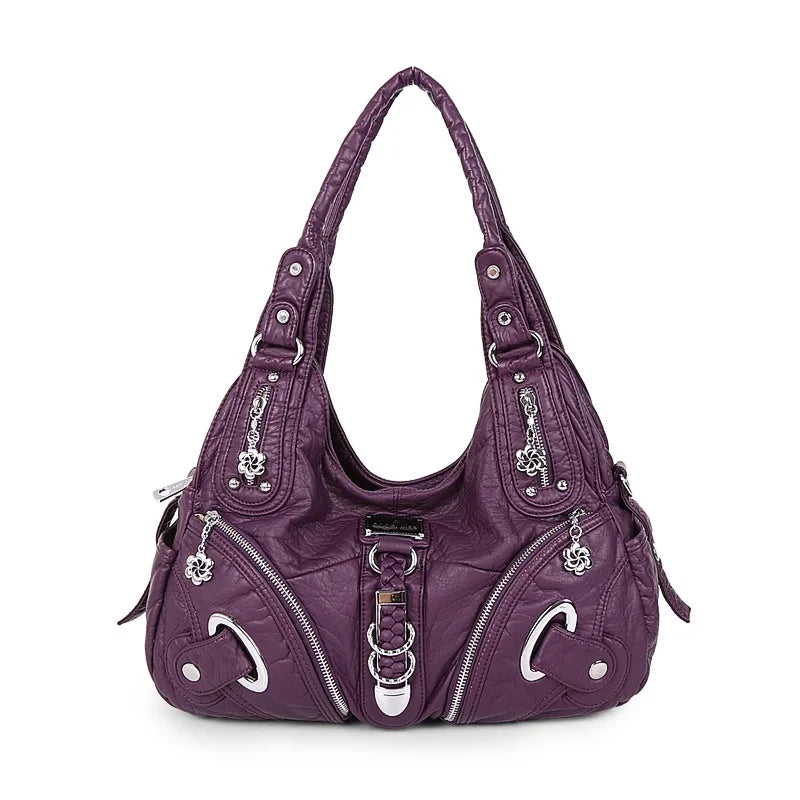 Large Women's Tote Handbag – Fashion Shoulder Bag with Top Handle & Multi-Pocket Design