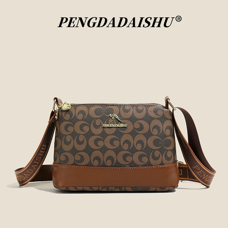 Structured Retro Crossbody Handbag – Top Handle & Shoulder Bag