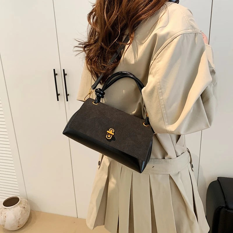 Classic Structured Shoulder Bag – Versatile Crossbody Handbag