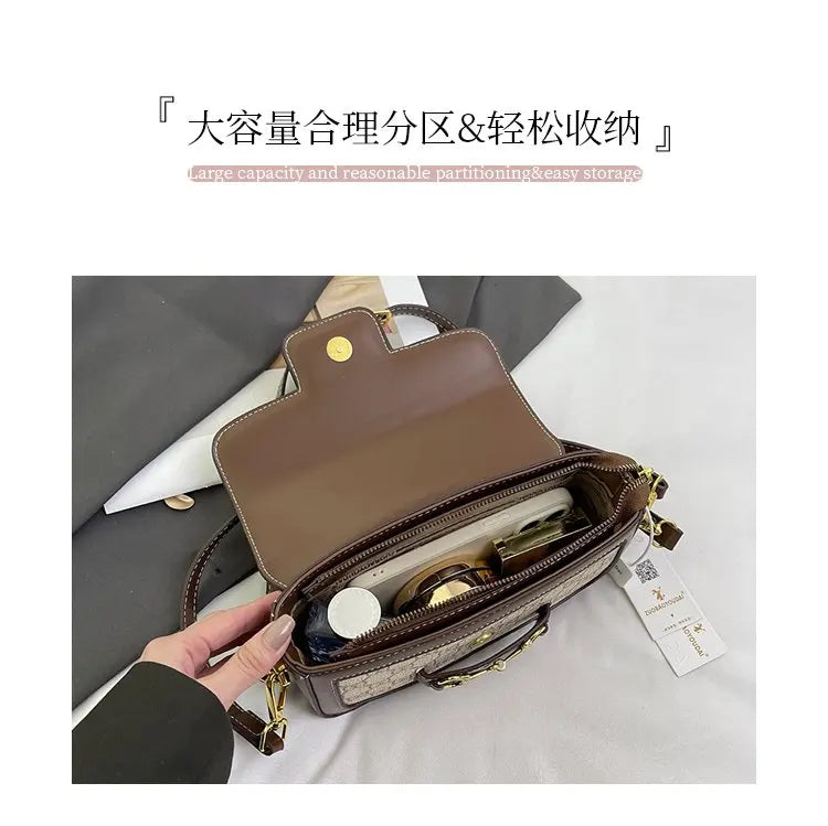 Retro Underarm Shoulder Bag – Structured Everyday Handbag