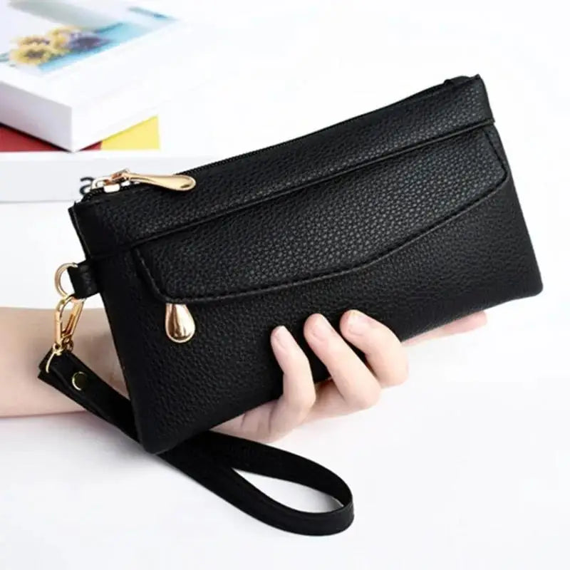 Long Zip Women’s Wallet (Multi-Card + Coin Pocket)
