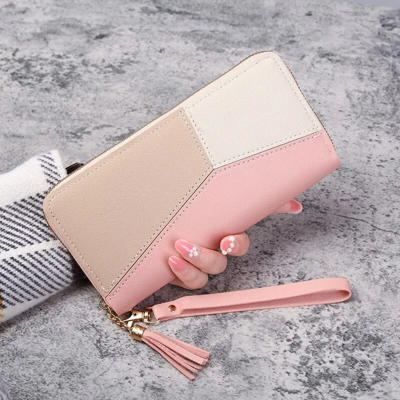 Elegant Long Zip Women’s Wallet – Card Holder & Coin Purse