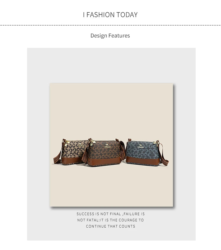 Structured Retro Crossbody Handbag – Top Handle & Shoulder Bag