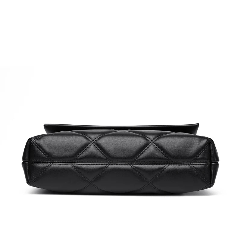 Quilted Top-Handle Shoulder Bag – Soft Structured Crossbody