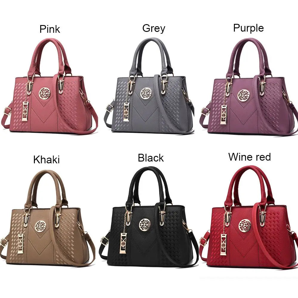 Structured Work Tote Handbag – Shoulder & Crossbody Bag