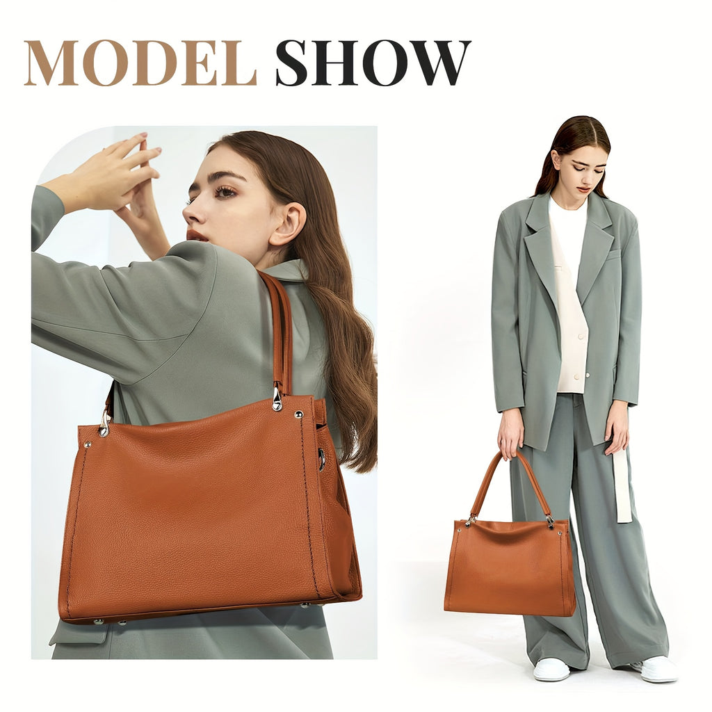 Genuine Leather Women’s Tote & Crossbody Bag